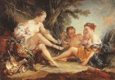 Francois Boucher Diana After the Hunt (mk08) Germany oil painting art